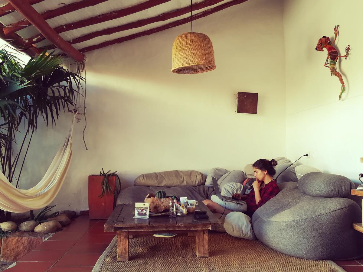 La Casa De Hercilia Boutique Barichara Kültér fotó